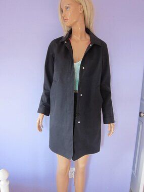 HERSCHEL BLACK MAC TRENCH COAT NWT HSC MAC WATERPROOF